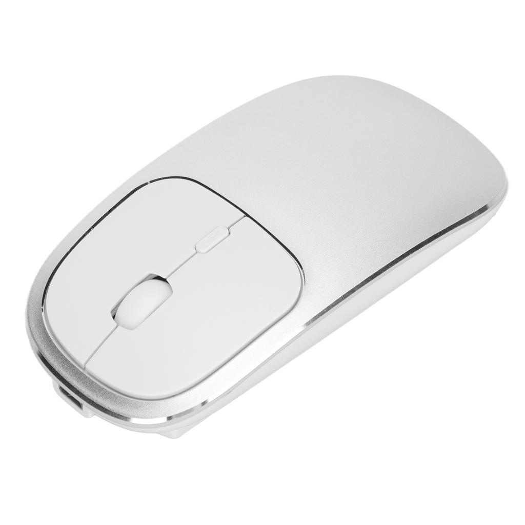 Kabellose Maus 2,4 GHz Metall Langlebig Tragbar Schlankes Design Wiederaufladbar Einstellbarer DPI Büromaus