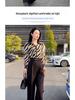 Women's Autumn 2025 Black Wide-Leg Pants: New Chinese Style Slim Fit Straight-Leg