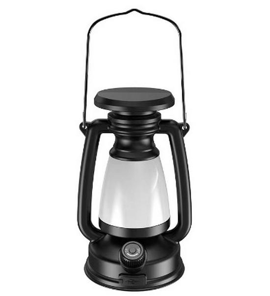 Retro Three-Color Dimmable LED Solar Hanging Light for Outdoor Camping