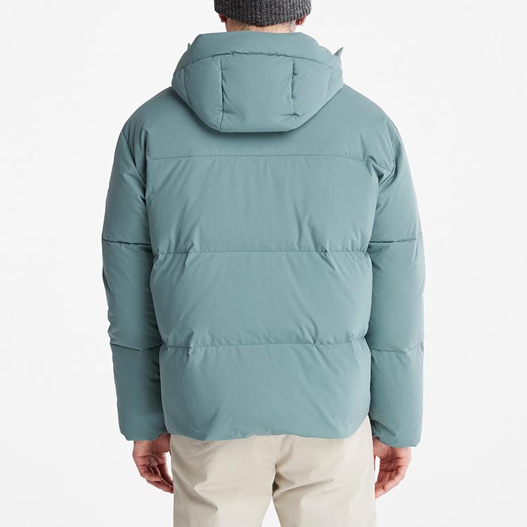Timberland Removable Hooded Down Jacket Men outerwear Balsam-Green A5RFG-392