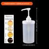 1Pcs Kitchen Honey Container 5-30Cc Liquid Dispenser With Scale Coffee Syrup Bee Drip Bottle With Hydraulic Pump And Nozzle Head