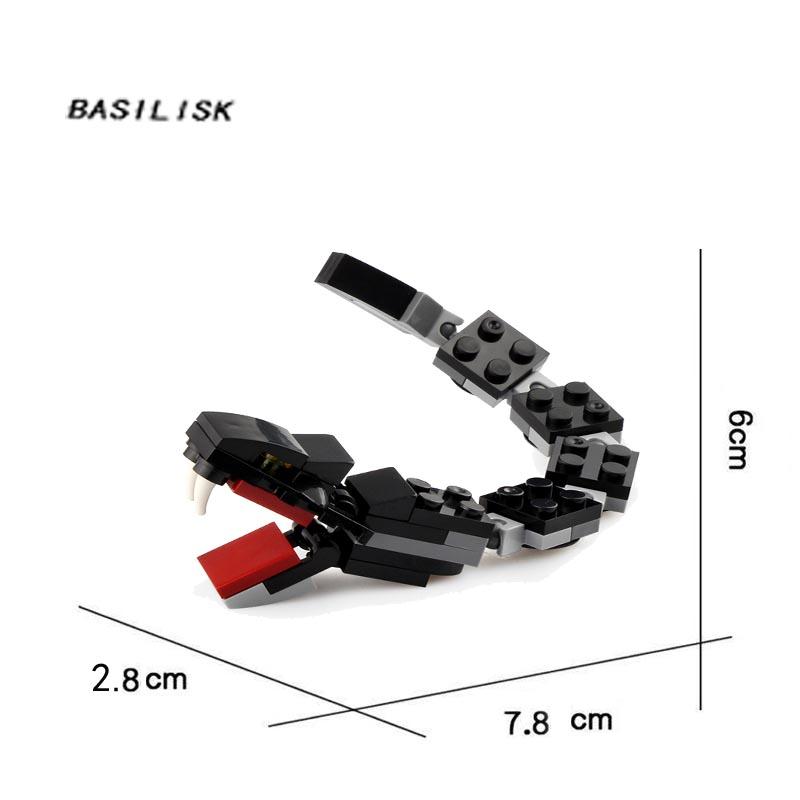Creative Animal Koala Dog Kookaburra Penguin Flamingo Collie Sea Lions Raccoon Mini Figures Building Bricks Kid Block Toys