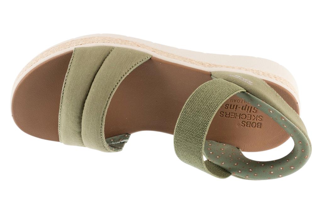 Skechers bobs sun ray sandals slip-on green