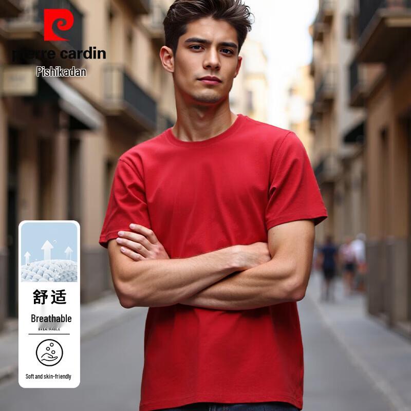 Pierre Cardin Men s Round Neck Short Sleeve T-Shirt L