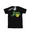 DC Comics Womens/Ladies Green Arrow Crackle Logo Cotton Boyfriend T-Shirt