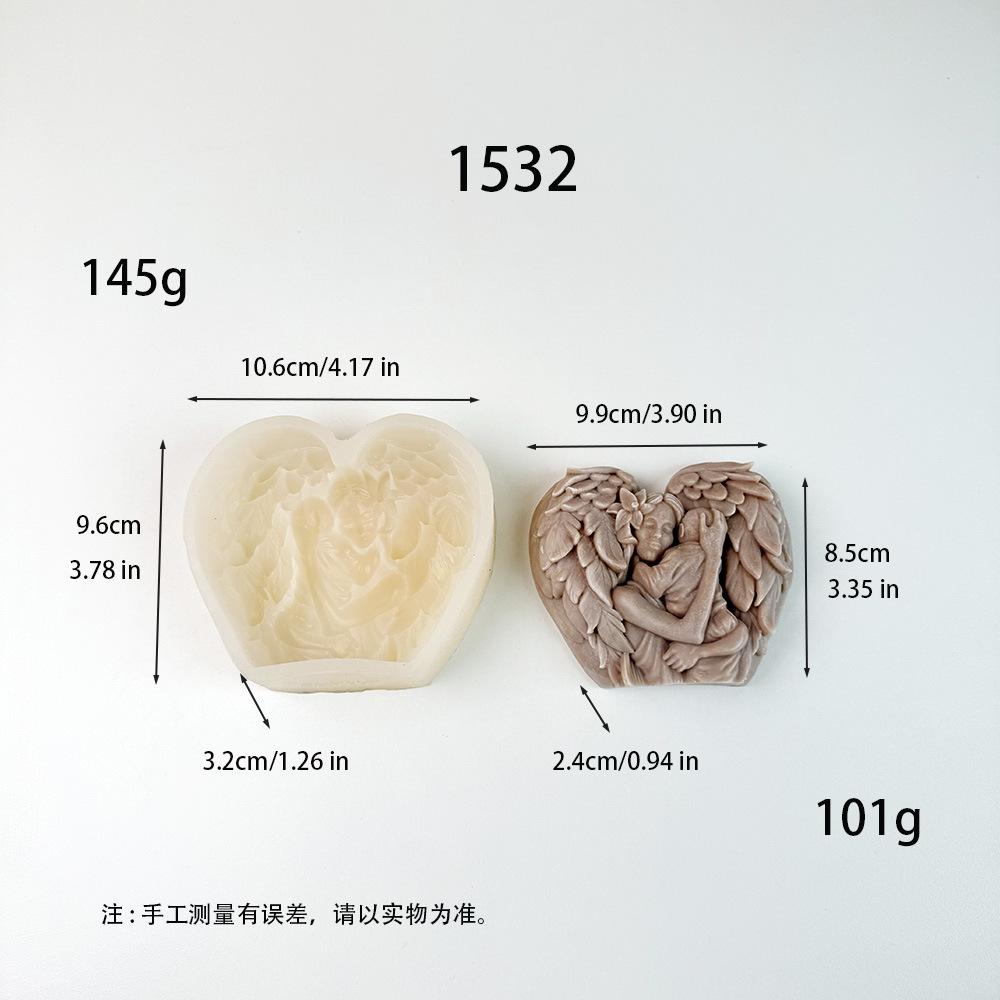 

DIY Flat Butterfly Angel Candle Silicone Mold Mother s Day Love Angel Mother and Child Aromatherapy Epoxy Resin Mold Home Decor