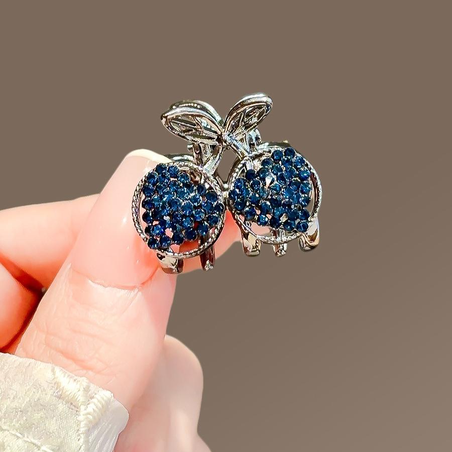 Pearl Rhinaute Small Hair Clip Female Net Celebrity Delicate High Ponytail Clip Korean Advanced Side Broken Hair Clip Headwear