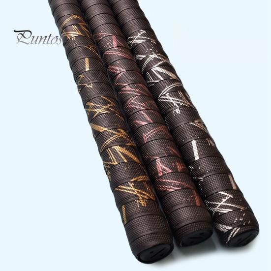 Shock-proof Grip Wrap 2M Tennis Racket Tape Anti-slip Sweat Absorbing Elastic Soft Multifunction Fishing Rod Badminton Racquet Paddle Overgrip Printed