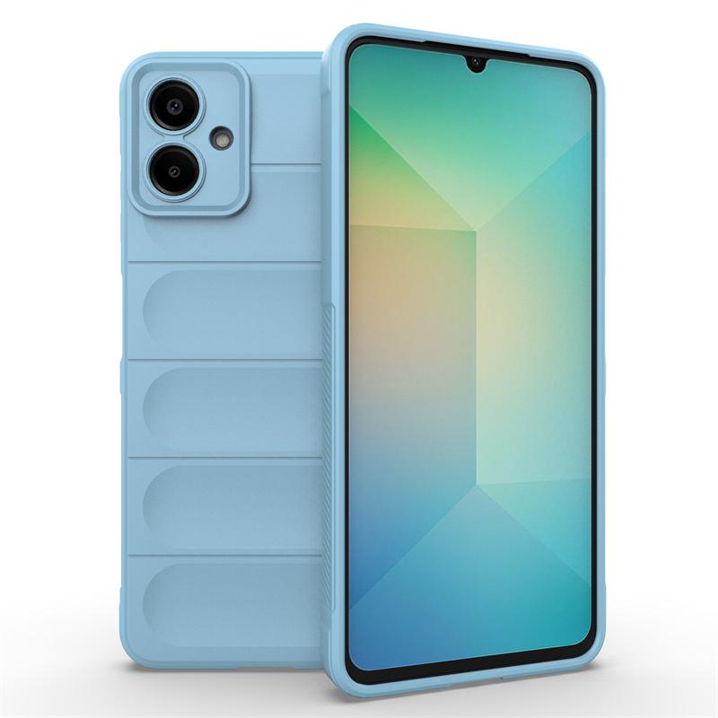 For Samsung Galaxy A06 Case Silicone Liquid Shockproof Cover Samsung A06 Case TPU Rubber Protector Phone Case Galaxy A06 Cover