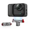 Mount Magnetic Extension Adapter for Insta360 GO Aluminum GoPro Screw Action Camera Accessory Quick-Release Ultra, Alloy, Compatible, 1/4-inch