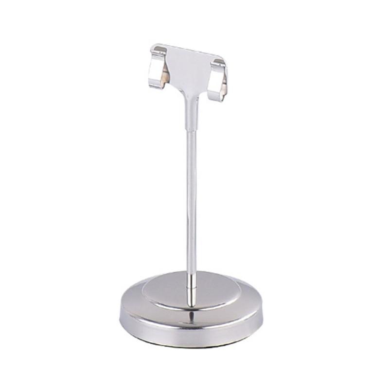 Porta Menu Rotondi in Acciaio Inossidabile Per Ristoranti ed Eventi Durevoli ed Eleganti Supporto per Cartellini in Metallo da 5 cm a 20 cm