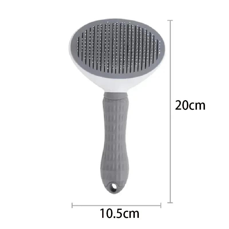 Pet One-touch De-shedding Pet Comb De-shedding Cat Comb Automatic Fading Grooming Dog Comb Hair Brush Amagi