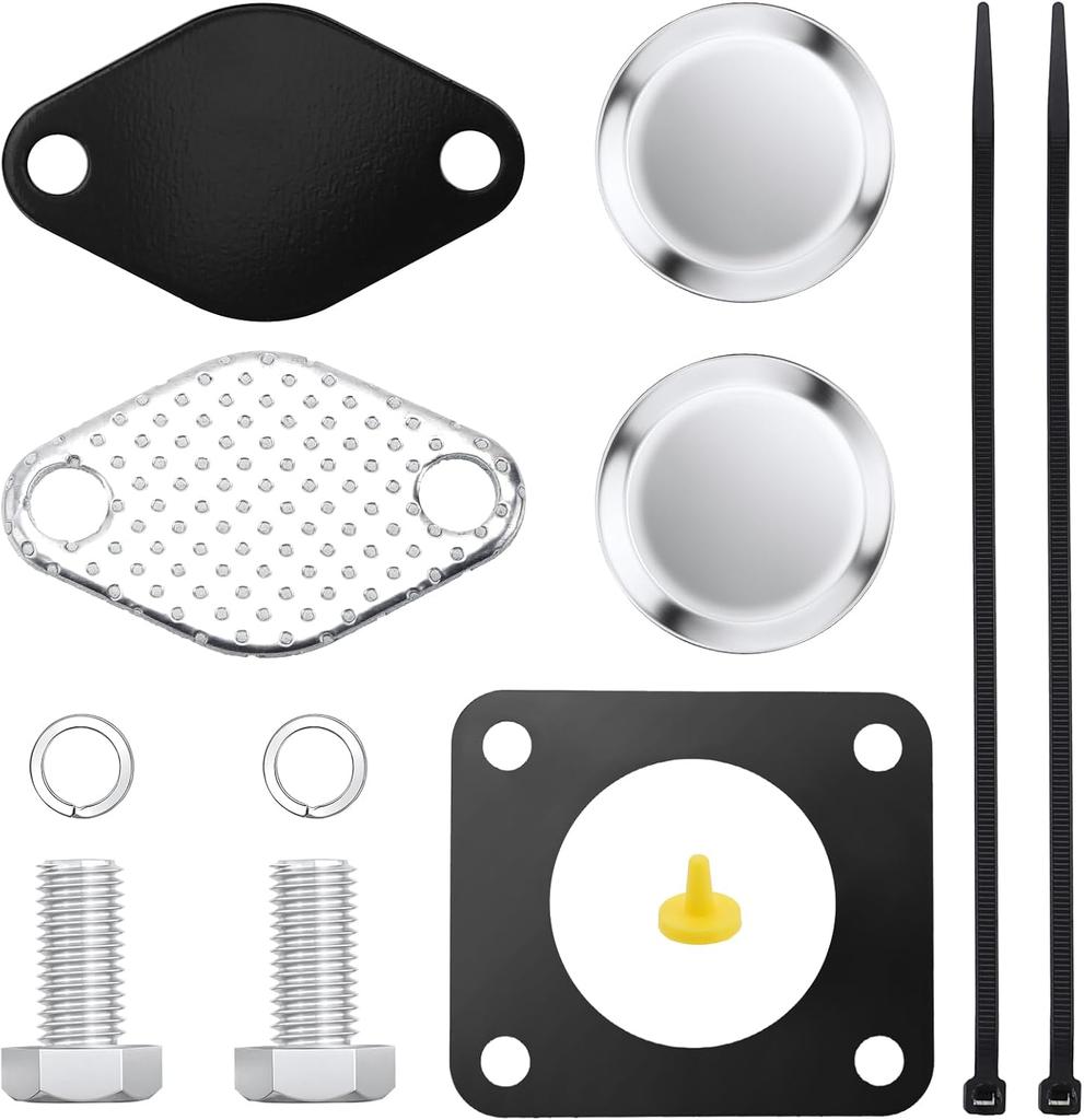 Auto Aluminium EGR-Ventil Kit Ersatzrohr für BMW E46 E39 X5 E53 X3 E83 E38 E65 E46 318D 320D 330D 330Xd 320Cd 318Td 320Td