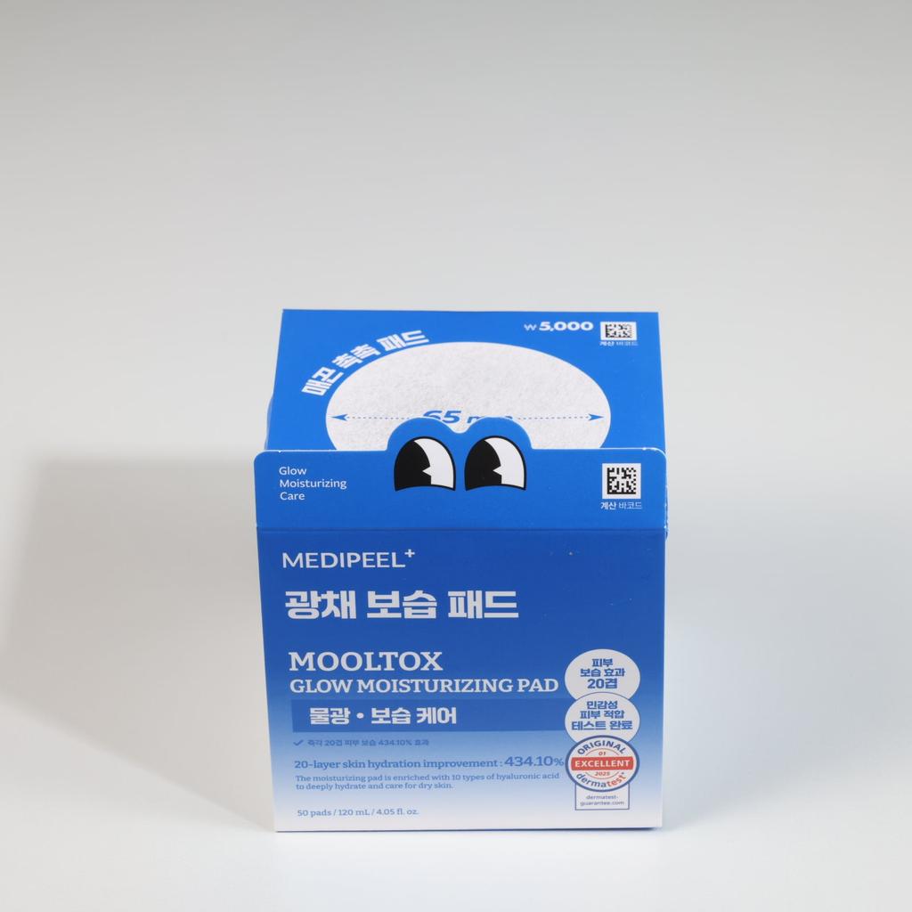 DAISO MEDIPEEL Mooltox Glow Moisturizing Pad 2.0 (120ml/50pads)