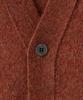 Blond9 Wool Boucle V-Neck Cardigan_Orange