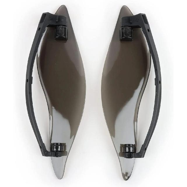 motorcycle Adjustable Air Deflectors Side Wings Fairing Side Wing Windshield for Harley Touring Glide 2014- дым