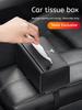 Car Tissue Box Seat Backrest Armrest Sun Visor Tissue Storage Box For Tesla Model Y Model 3 Model S Model X Interior Accessories