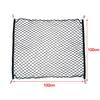 Univerzální síť do kufru auta 100x100cm se 4 háčky Elastická síť na zavazadla Organizér nákladu Úložná síťka z nylonové síťoviny Vnitřní síťka do auta