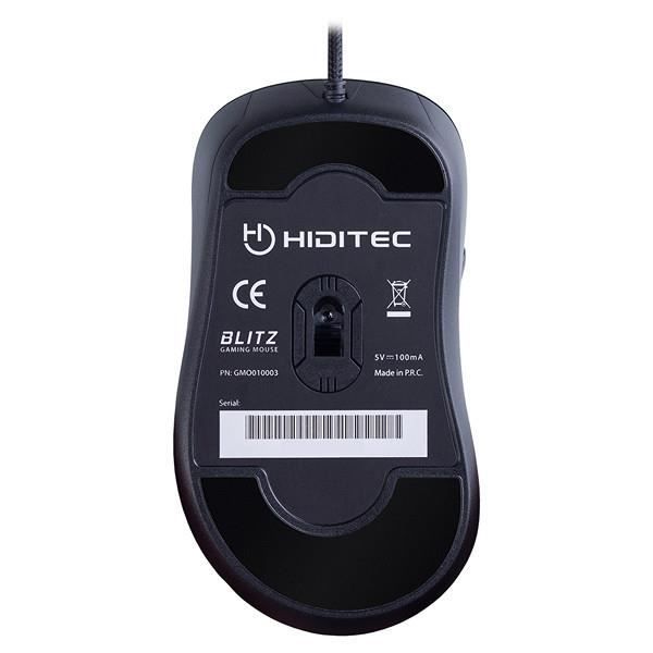 Souris Gaming Hiditec FTRRCA0511 GMO010003 3500 Dpi Noir
