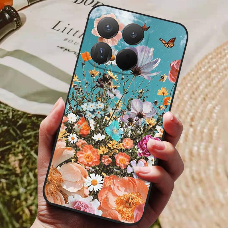 Für Xiaomi 15T Pro Hülle 15TPro Cover Funda Luxus TPU Stoßfest Cartoon Silikon Handyhülle Für Xiaomi 15T Pro Coque 6.83"