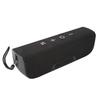 Wireless Speaker 10W IPX5 Waterproof FM AUX 3000mAh Inbuilt Microphone Portable Speaker for Outdoor Camping Home Black