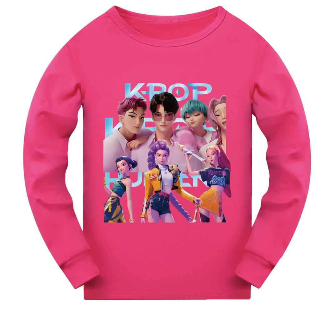 5056 Kids Girls Sajaboys Rumi Zoey Mira Super Star Print Long Sleeves T-Shirt
