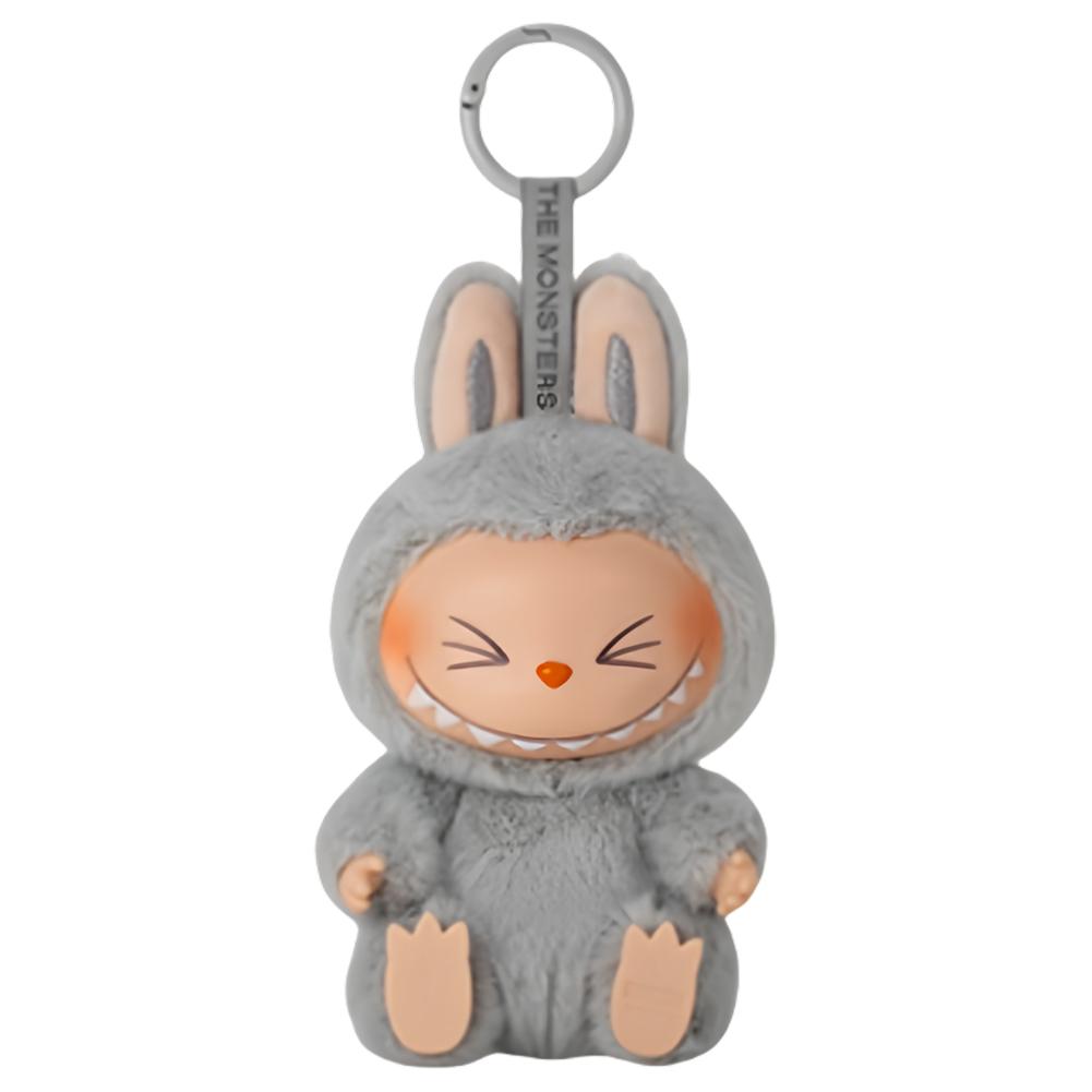 1: 1 High Quality Kawaii Monster Labub Blind Box Series PVC Labub Macaron Pendant Plush Doll Monster Keychain Birthday Gift