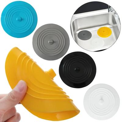 Coperchio di scarico del pavimento in silicone per lavello della cucina, vasca da bagno, tappo per capelli, filtro per il bagno