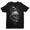 Retro Mushroom Skull Unisex T-shirt | Gothic Skull Lover Gifts for Men