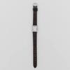 Gentle Frame Square Leather Watch_Silver/Brown GENTLE FRAME