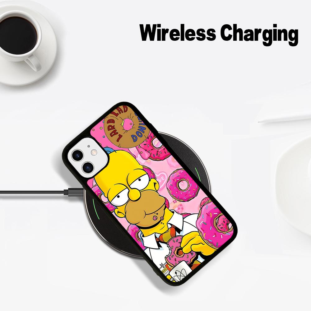 

Cartoon The S-Simp-sons Phone Case Magesafe Magnetic Wireless Charge Case For IPhone 16 11 12 13 14 15 Pro Max Plus Mini iPhone 16