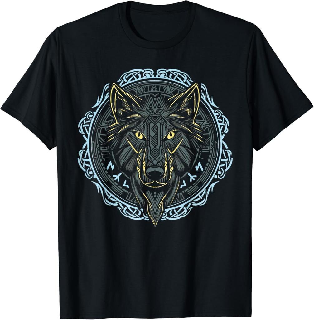 NEW Viking Celtic Fenrir Wolf Of Odin Norse Myths Nordic T-Shirt - MADE IN USA