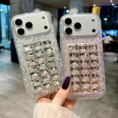 Luxurious Full Diamond Drop-Proof Case for iPhone 14/15/16/17 Pro Max