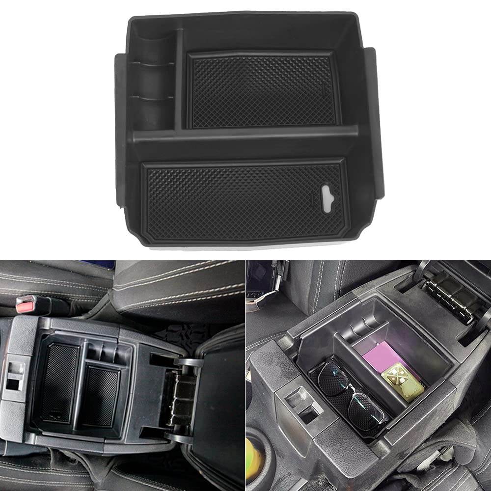 Huanzhi Car Center Console Organizer Storage Box Interior Accessories Armrest Storage Box for Jeep Wrangler JK 2007-2017