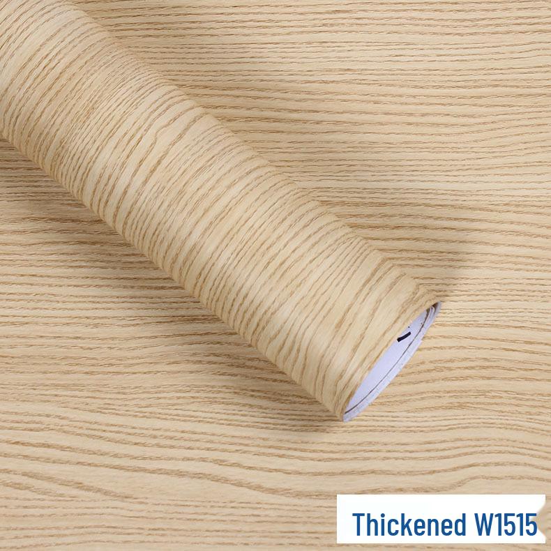 Self-Adhesive Wood Grain Waterproof Wallpaper for Furniture and Cabinet Renovation