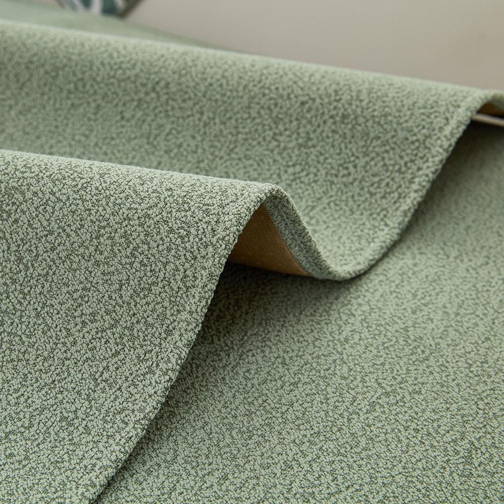 Sofa Cushion Four Seasons Universal Anti-Slip Tape Cushion Dustproof Leather Sofa Cover Backrest Cover Cloth Leaves