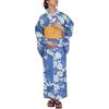 Yukata pour Taille Yukata Facile à Pavimenter Bleu (VOIR) [Facile Adultes, Tessen, M-L 72037] Yukata, Robe, Motif,