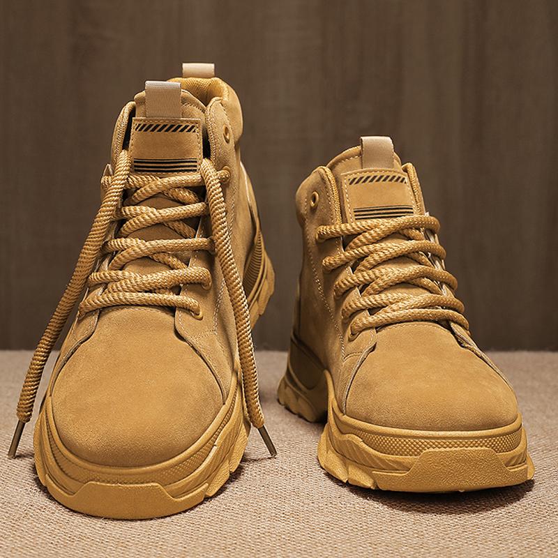 

Мужские водонепроницаемые рабочие ботинки Martin в ретро-британском стиле с высоким голенищем для зимнего альпинизма 43