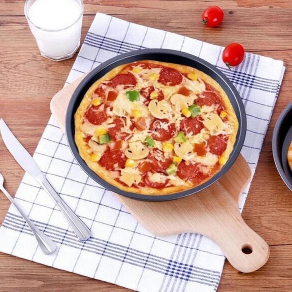 Utensílios de Cozinha Antiaderentes para Assar Forno Assadeira Funda Molde Forma para Pizza Prato