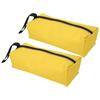 2pcs S Size Portable HandHeld Tool Storage Bag Repair Hand Tools Organizer with Wristband(Yellow )