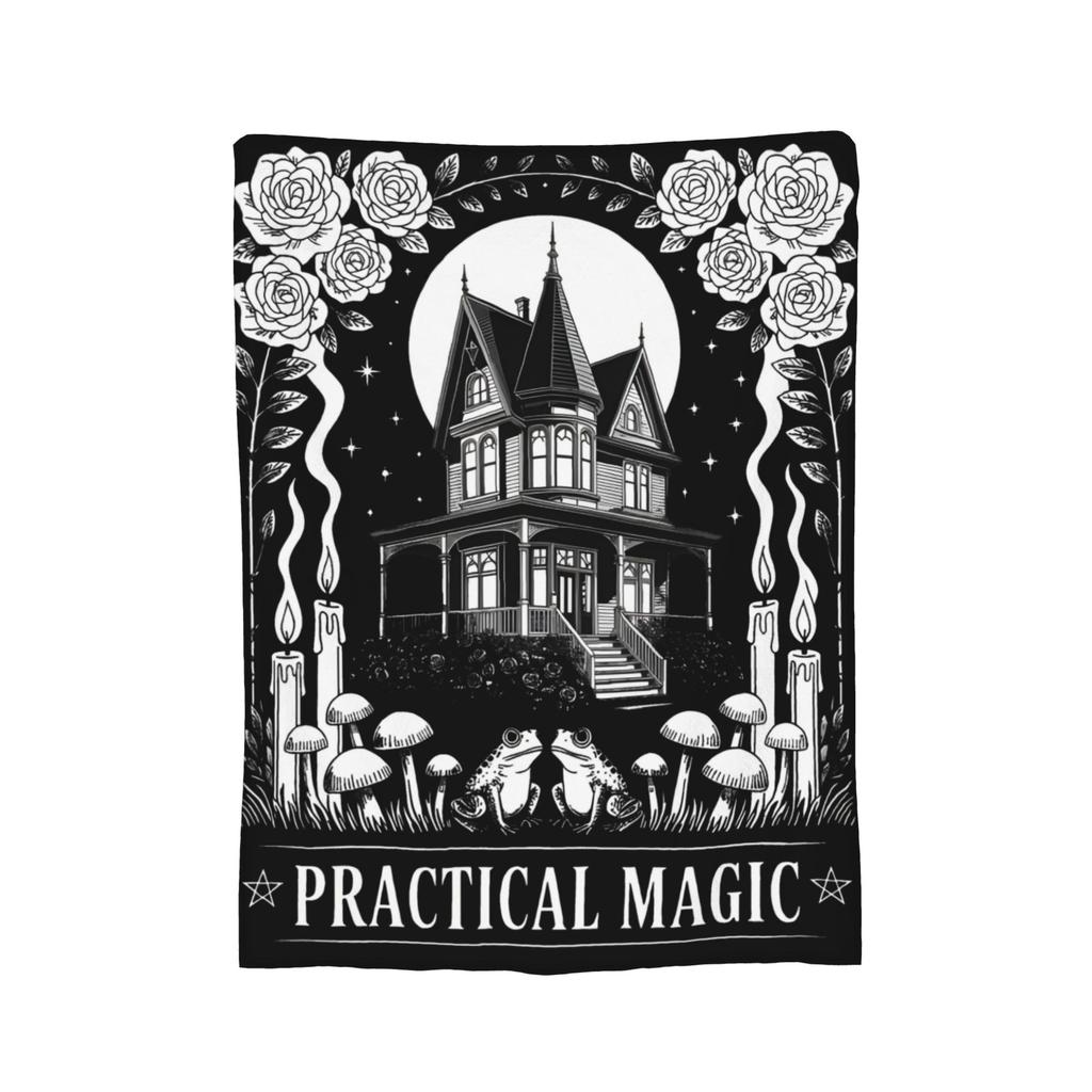 Practical Magic Blankets Flannel Awesome Breathable Throw Blanket for Bedspread Autumn/Winter