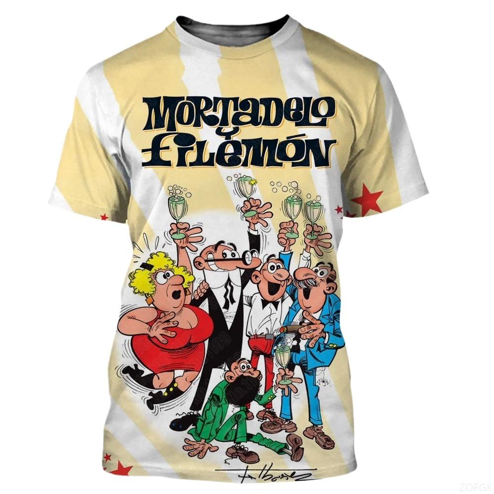 3D Summer Fashion Trend Anime Loose Casual Printed Short Sleeved Personalized Comfortable Round Neck T-shirt