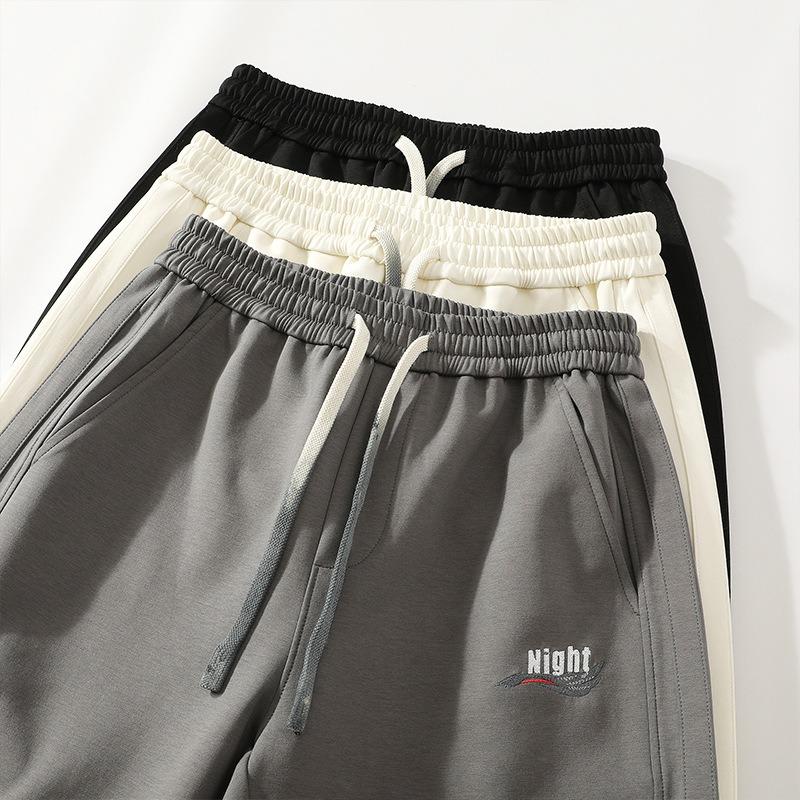 Pants Men's Spring and Autumn New Men's Versatile Sports Casual Youth Straight Wide Leg Sweatpants Men's