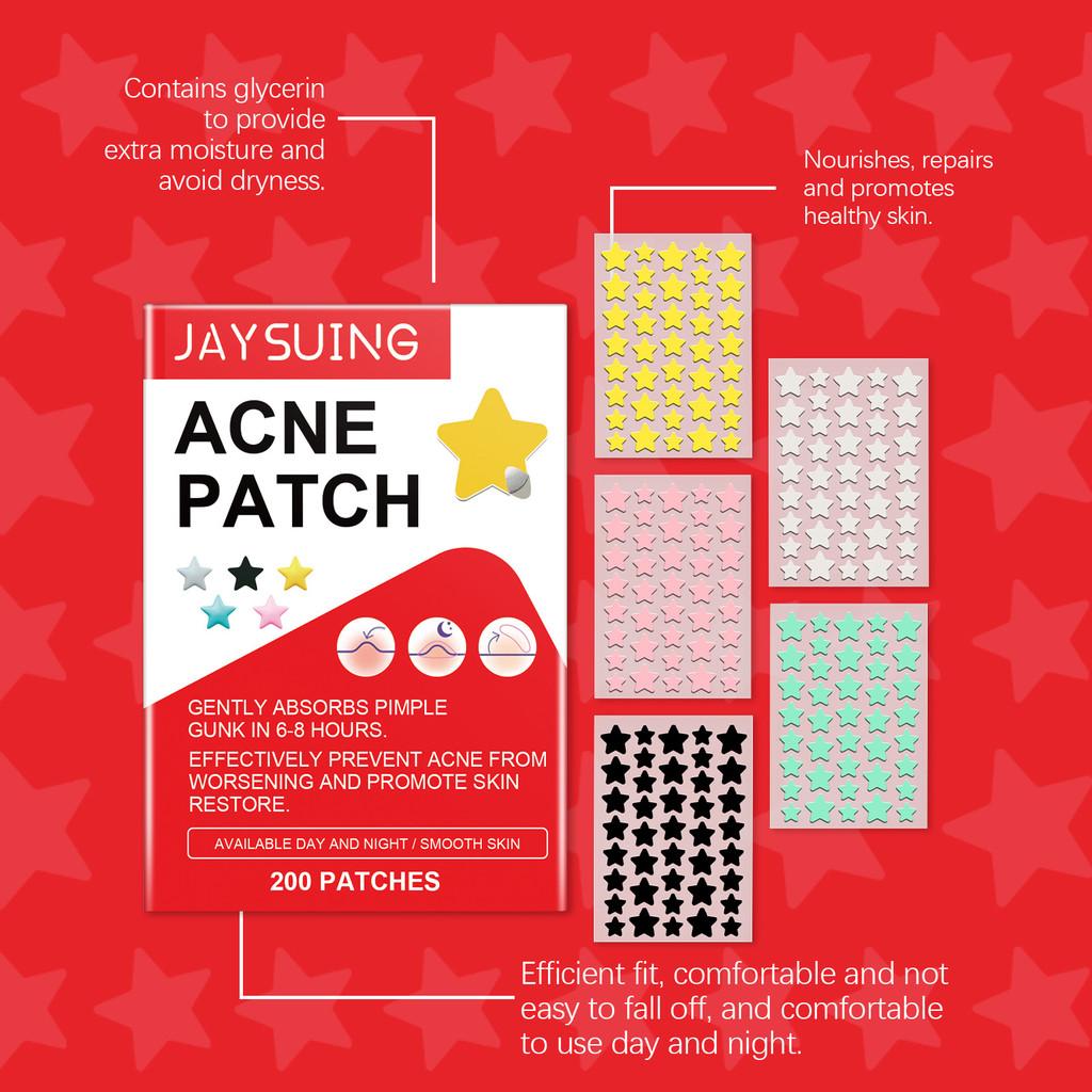 Jaysuing Acne Patches For Effective Spot Treatment And Invisible Skin Care 200 Patches