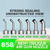 RELIFE 858 Series Beveled Nozzle Hot Air Gun BGA Rework Station Replacement Curved Nozzle