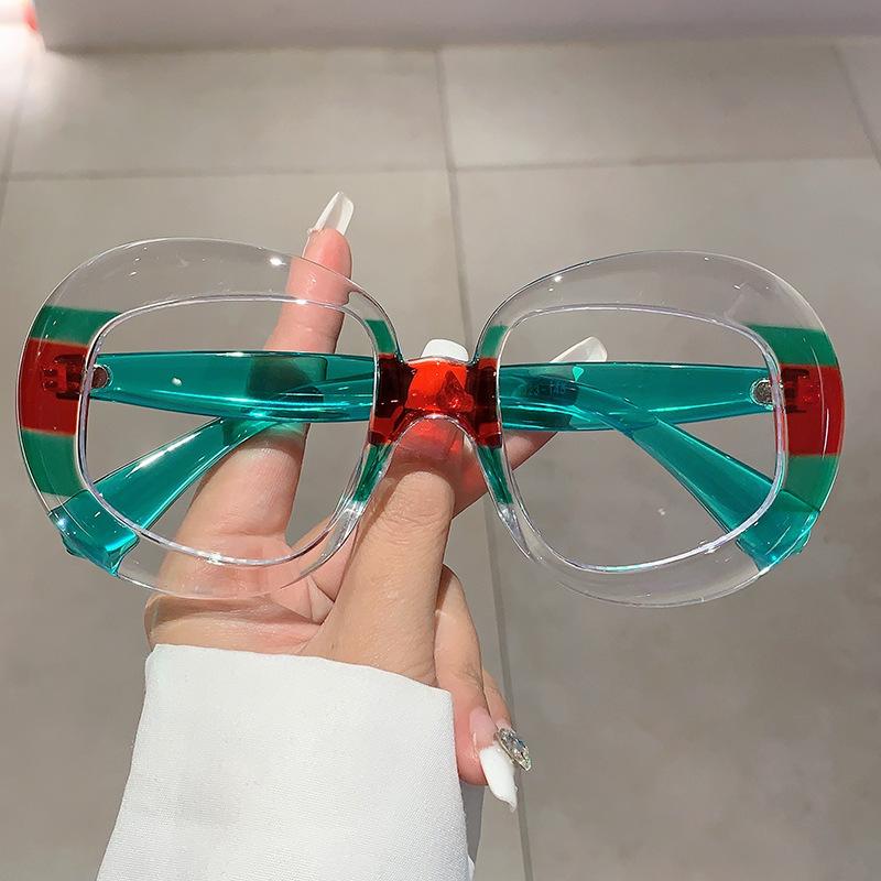 Anti Blue Light Oversized Glasses Women For Men Vintage Brand Designer Myopia Prescription Optical Colorful Eye Glasses Frame