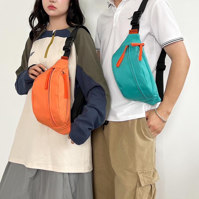 New girls and boys fanny pack fashion trend small bag sports waterproof backpack shoulder messenger bag