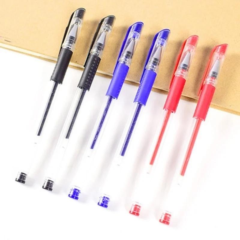 20 PC Smooth Writing Black Blue And Red Ink 0.5mm Pen Student Gel Pen Office Stationery And School Supplies Wholesale
