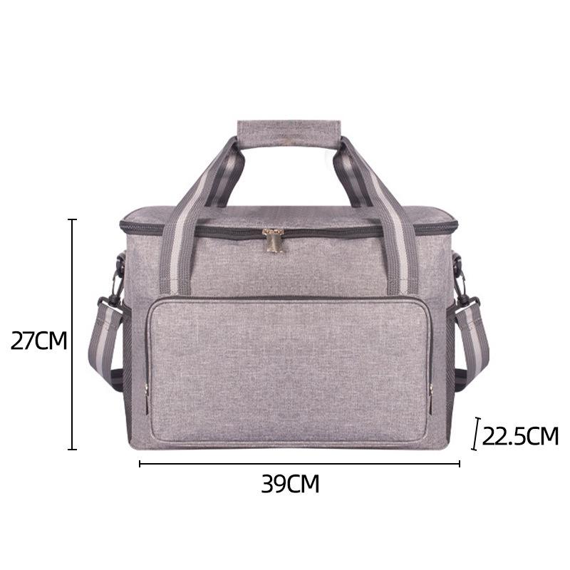 Large Waterproof Oxford Cloth Insulated Picnic Bag