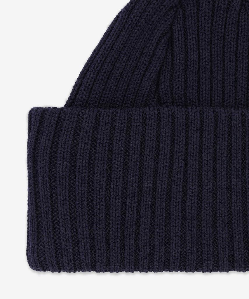 Batoneo Solid Wool Knit Beanie - Navy / Bn-25Aw-42Navy